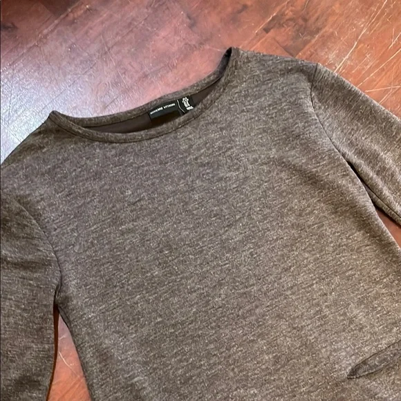 🌻3/$15🌻 Adrienne Vittadini Brown Knit Dress - Picture 3 of 10